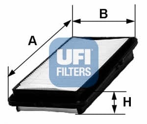 Ufi 30.239.00 Air filter 3023900: Buy near me at 2407.PL in Poland at an Affordable price!