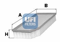 Ufi 30.251.00 Air filter 3025100: Buy near me in Poland at 2407.PL - Good price!