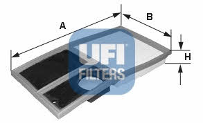 Ufi 30.342.00 Air filter 3034200: Buy near me in Poland at 2407.PL - Good price!