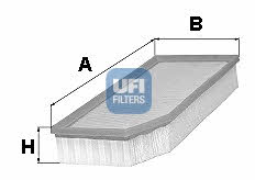 Ufi 30.355.00 Air filter 3035500: Buy near me in Poland at 2407.PL - Good price!