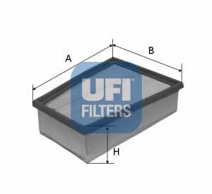 Ufi 30.407.00 Air filter 3040700: Buy near me in Poland at 2407.PL - Good price!