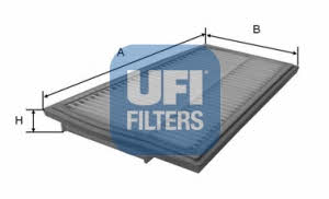 Ufi 30.463.00 Air filter 3046300: Buy near me in Poland at 2407.PL - Good price!