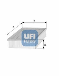Ufi 30.467.00 Air filter 3046700: Buy near me in Poland at 2407.PL - Good price!