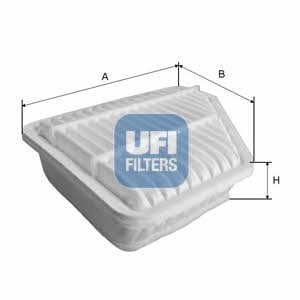 Ufi 30.504.00 Air filter 3050400: Buy near me in Poland at 2407.PL - Good price!