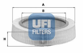 Ufi 30.804.00 Filtr powietrza 3080400: Dobra cena w Polsce na 2407.PL - Kup Teraz!