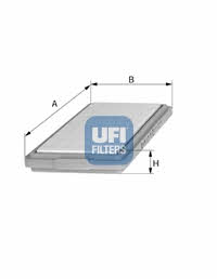Ufi 30.833.00 Air filter 3083300: Buy near me in Poland at 2407.PL - Good price!