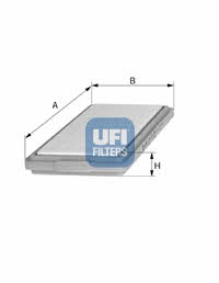 Ufi 30.967.00 Воздушный фильтр 3096700: Отличная цена - Купить в Польше на 2407.PL!