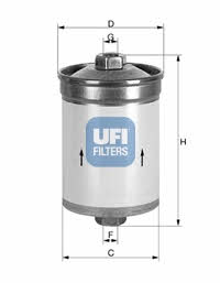 Ufi 31.502.00 Fuel filter 3150200: Buy near me in Poland at 2407.PL - Good price!