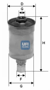 Ufi 31.511.00 Fuel filter 3151100: Buy near me in Poland at 2407.PL - Good price!