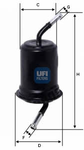 Ufi 31.520.00 Fuel filter 3152000: Buy near me in Poland at 2407.PL - Good price!