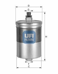 Ufi 31.563.00 Fuel filter 3156300: Buy near me in Poland at 2407.PL - Good price!