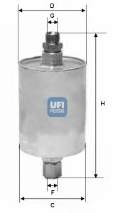 Ufi 31.575.00 Fuel filter 3157500: Buy near me in Poland at 2407.PL - Good price!