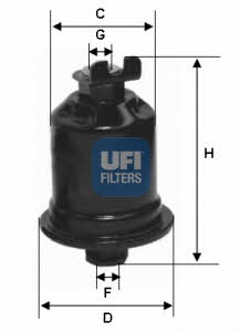 Ufi 31.579.00 Fuel filter 3157900: Buy near me at 2407.PL in Poland at an Affordable price!