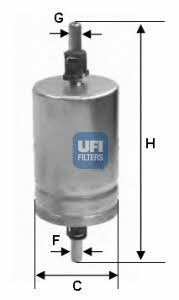 Ufi 31.591.00 Fuel filter 3159100: Buy near me in Poland at 2407.PL - Good price!