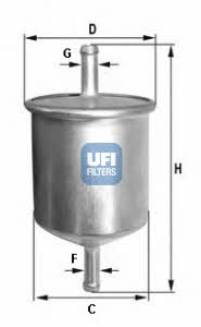 Ufi 31.665.00 Filtr paliwa 3166500: Dobra cena w Polsce na 2407.PL - Kup Teraz!