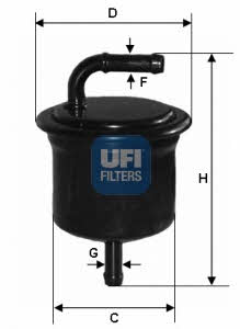 Ufi 31.716.00 Fuel filter 3171600: Buy near me in Poland at 2407.PL - Good price!