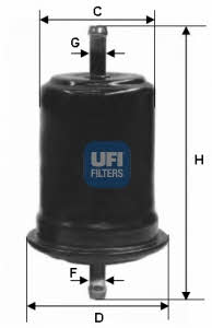 Ufi 31.727.00 Filtr paliwa 3172700: Dobra cena w Polsce na 2407.PL - Kup Teraz!