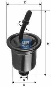 Ufi 31.729.00 Fuel filter 3172900: Buy near me in Poland at 2407.PL - Good price!