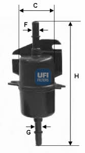 Ufi 31.740.00 Fuel filter 3174000: Buy near me in Poland at 2407.PL - Good price!