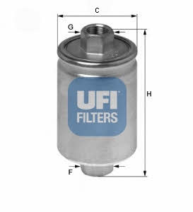 Ufi 31.741.00 Fuel filter 3174100: Buy near me in Poland at 2407.PL - Good price!