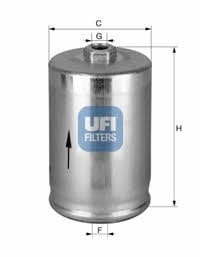 Ufi 31.748.00 Fuel filter 3174800: Buy near me in Poland at 2407.PL - Good price!