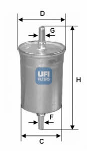 UFI 31.846.00 Kraftstofffilter 3184600: Kaufen Sie zu einem guten Preis in Polen bei 2407.PL!