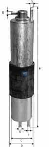 Ufi 31.847.00 Fuel filter 3184700: Buy near me at 2407.PL in Poland at an Affordable price!