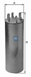 Ufi 31.849.00 Fuel filter 3184900: Buy near me at 2407.PL in Poland at an Affordable price!