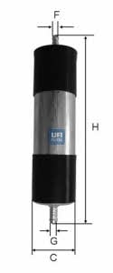 Ufi 31.921.00 Fuel filter 3192100: Buy near me at 2407.PL in Poland at an Affordable price!