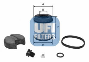 Ufi 44.001.00 Urea filter 4400100: Buy near me in Poland at 2407.PL - Good price!