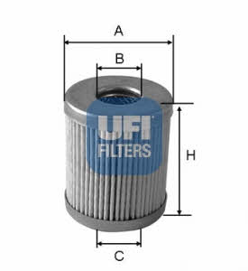 Ufi 46.008.00 Gas filter 4600800: Buy near me in Poland at 2407.PL - Good price!