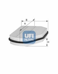 Ufi 53.007.00 Filter, interior air 5300700: Buy near me in Poland at 2407.PL - Good price!