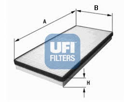 Ufi 53.015.00 Filter, interior air 5301500: Buy near me at 2407.PL in Poland at an Affordable price!
