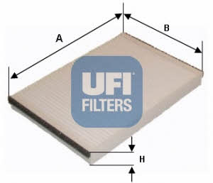 Ufi 53.047.00 Filter, interior air 5304700: Buy near me at 2407.PL in Poland at an Affordable price!