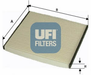 Ufi 53.050.00 Filter, interior air 5305000: Buy near me in Poland at 2407.PL - Good price!