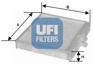 Ufi 53.090.00 Filter, interior air 5309000: Buy near me in Poland at 2407.PL - Good price!