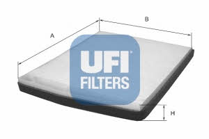 Ufi 53.091.00 Filter, interior air 5309100: Buy near me in Poland at 2407.PL - Good price!