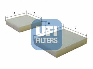 Ufi 53.143.00 Filter, interior air 5314300: Buy near me at 2407.PL in Poland at an Affordable price!