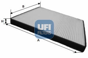 Ufi 53.208.00 Filter, interior air 5320800: Buy near me at 2407.PL in Poland at an Affordable price!