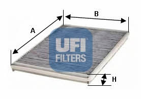 UFI 54.120.00 Aktivkohle-Kabinenfilter 5412000: Bestellen Sie in Polen zu einem guten Preis bei 2407.PL!