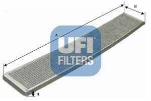 Ufi 54.121.00 Activated Carbon Cabin Filter 5412100: Buy near me in Poland at 2407.PL - Good price!