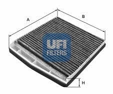 Ufi 54.126.00 Activated Carbon Cabin Filter 5412600: Buy near me in Poland at 2407.PL - Good price!
