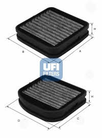 Ufi 54.141.00 Activated Carbon Cabin Filter 5414100: Buy near me in Poland at 2407.PL - Good price!