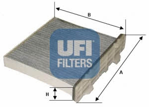 Ufi 54.147.00 Activated Carbon Cabin Filter 5414700: Buy near me in Poland at 2407.PL - Good price!