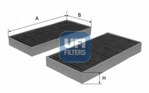 Ufi 54.152.00 Activated Carbon Cabin Filter 5415200: Buy near me at 2407.PL in Poland at an Affordable price!