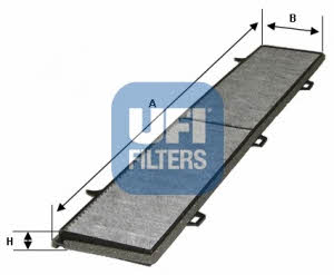 Ufi 54.154.00 Activated Carbon Cabin Filter 5415400: Buy near me in Poland at 2407.PL - Good price!