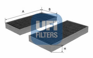 Ufi 54.172.00 Activated Carbon Cabin Filter 5417200: Buy near me in Poland at 2407.PL - Good price!