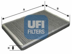 Ufi 54.174.00 Activated Carbon Cabin Filter 5417400: Buy near me in Poland at 2407.PL - Good price!