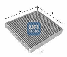 Ufi 54.219.00 Activated Carbon Cabin Filter 5421900: Buy near me in Poland at 2407.PL - Good price!