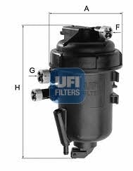 Ufi 55.163.00 Fuel filter 5516300: Buy near me in Poland at 2407.PL - Good price!